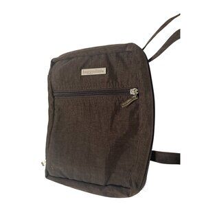 💖 Baggallini Brown Crossbody Shoulder Bag With Red Interior